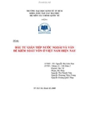 Đề tài tài chính quốc tế: Đầu tư gián tiếp nước ngoài và vấn đề kiểm soát vốn ở Việt Nam hiện nay