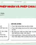 Bài giảng Toán 6 bài 5: Phép nhân và phép chia số tự nhiên