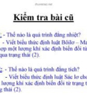 Bài giảng Vật lí 10 - Bài 31: Phương trình trạng thái của khí lí tưởng