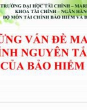 Bài giảng Nguyên lý và thực hành bảo hiểm: Chương 2 - ThS. Phạm Thanh Truyền