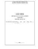 Giáo trình 5S và an toàn lao động (Nghề: Hàn - Trung cấp) - Trường Cao đẳng nghề Hà Nam