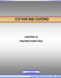 CƠ KHÍ ĐẠI CƯƠNG - CHƯƠNG VII GIA CÔNG CẮT GỌT TRÊN MÁY CÔNG CỤ