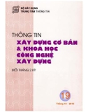 Thông tin Xây dựng cơ bản và khoa học công nghệ xây dựng – Số 19/2012