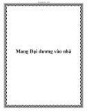 Mang Đại dương vào nhà