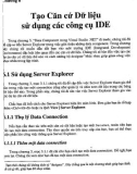 Kỹ thuật lập trình NET toàn tập (Tập 4: Lập trình căn cứ dữ liệu dùng ADO.NET và C# - Lập trình visual C thế nào): Phần 2