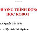 Bài giảng Phương trình động học Robot - ThS. Nguyễn Tấn Phúc