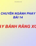 PHAY BÁNH RĂNG XOẮN