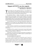 Impact of EVFTA on rice exports