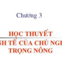 Bài giảng Lịch sử các học thuyết kinh tế: Chương 3 - Nguyễn Mai Thi