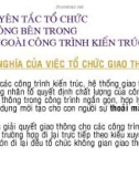 Bài giảng Nguyên lý thiết kế kiến trúc dân dụng: Chương 6 - ThS. KTS. Mai Thị Hạnh Duyên