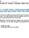 Bài giảng Nguyên lý thiết kế kiến trúc dân dụng: Chương 7 - ThS. KTS. Mai Thị Hạnh Duyên