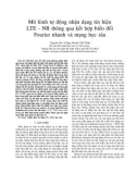 Mô hình tự động nhận dạng tín hiệu LTE - NR thông qua kết hợp biến đổi Fourier nhanh và mạng học sâu