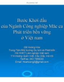 Báo cáo nghiên cứu nông nghiệp Bước Khởi đầu của Ngành Công nghiệp Măc ca Phát triển bền vững ở Việt nam 