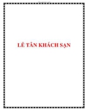 Lễ tân khách sạn