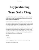 Luyện khí công Trạm Xuân Công