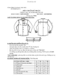 Tiêu chuẩn kỹ thuật chủng loại: Áo sơ mi nam tay dài