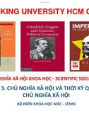 Bài giảng môn Chủ nghĩa xã hội khoa học - Chương 3: Chủ nghĩa xã hội và thời kỳ quá độ lên chủ nghĩa xã hội