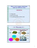 Bài giảng CAD/CAM/CNC - Phần 3: Thiết kế nhờ máy tính (CAD - Computer aided design)