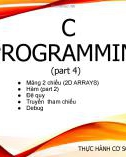 Bài giảng Thực hành cơ sở lập trình: C Programming (Phần 4)