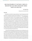 Bảo vệ quyền riêng tư và dữ liệu cá nhân của trẻ em ở Việt Nam - Những thách thức trong lĩnh vực kỹ thuật số