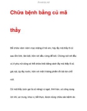 Chữa bệnh bằng củ mã thầy