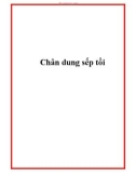 Chân dung sếp tồi