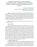 Nghệ thuật quân sự Việt Nam trong chiến dịch Điện Biên Phủ năm 1954 - Ý nghĩa đối với công tác giáo dục lý tưởng cách mạng cho sinh viên trường Đại học Đà Lạt hiện nay