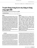 Truyền thông trong dự án xây dựng sử dụng công nghệ BIM