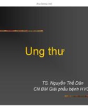 Giải phẫu bệnh - Ung thư part 1