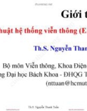 Bài giảng Kỹ thuật hệ thống viễn thông (EE3015): Chương 0 - ThS. Nguyễn Thanh Tuấn