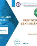 Bài giảng Protocol chụp cắt lớp vi tính bệnh nhân đột quỵ não