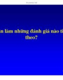 Bài giảng điều trị HIV : Tiêu chảy part 5