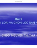 Bài giảng Chăm sóc người bệnh cấp cứu: Bài 2 - CNĐD. Nguyễn Thị Thu Hà