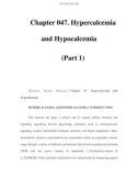 Chapter 047. Hypercalcemia and Hypocalcemia (Part 1)