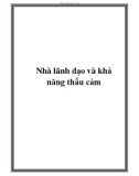 Nhà lãnh đạo và khả năng thấu cảm