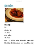 Bò hầm