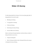 Phương pháp Khâu vết thương