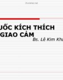 THUỐC KÍCH THÍCH HỆ GIAO CẢM (CƯỜNG GIAO CẢM)