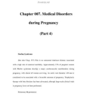 Chapter 007. Medical Disorders during Pregnancy (Part 4)