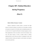 Chapter 007. Medical Disorders during Pregnancy (Part 5)