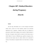 Chapter 007. Medical Disorders during Pregnancy (Part 8)