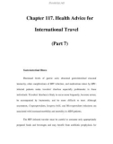 Chapter 117. Health Advice for International Travel (Part 7)