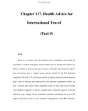 Chapter 117. Health Advice for International Travel (Part 9)