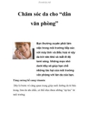 Chăm sóc da cho “dân văn phòng”