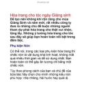 Hóa trang cho mái tóc ngày Giáng sinh