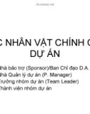 Bài giảng Tổ chức dự án - Chương 4: Các nhân vật chính của dự án