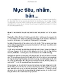 Mục tiêu, nhắm, bắn...