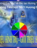 Bài giảng Toán 5 chương 3 bài 18: Hình trụ và hình cầu