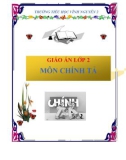 Giáo án lớp 2 môn chính tả