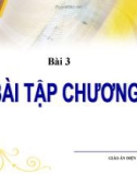 Bài giảng Tin học 11 - Bài 3: Bài tập chương 1